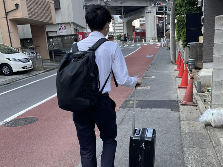 お客様先へ直行